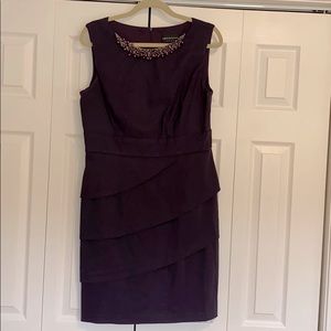Dark Purple Cocktail Dress